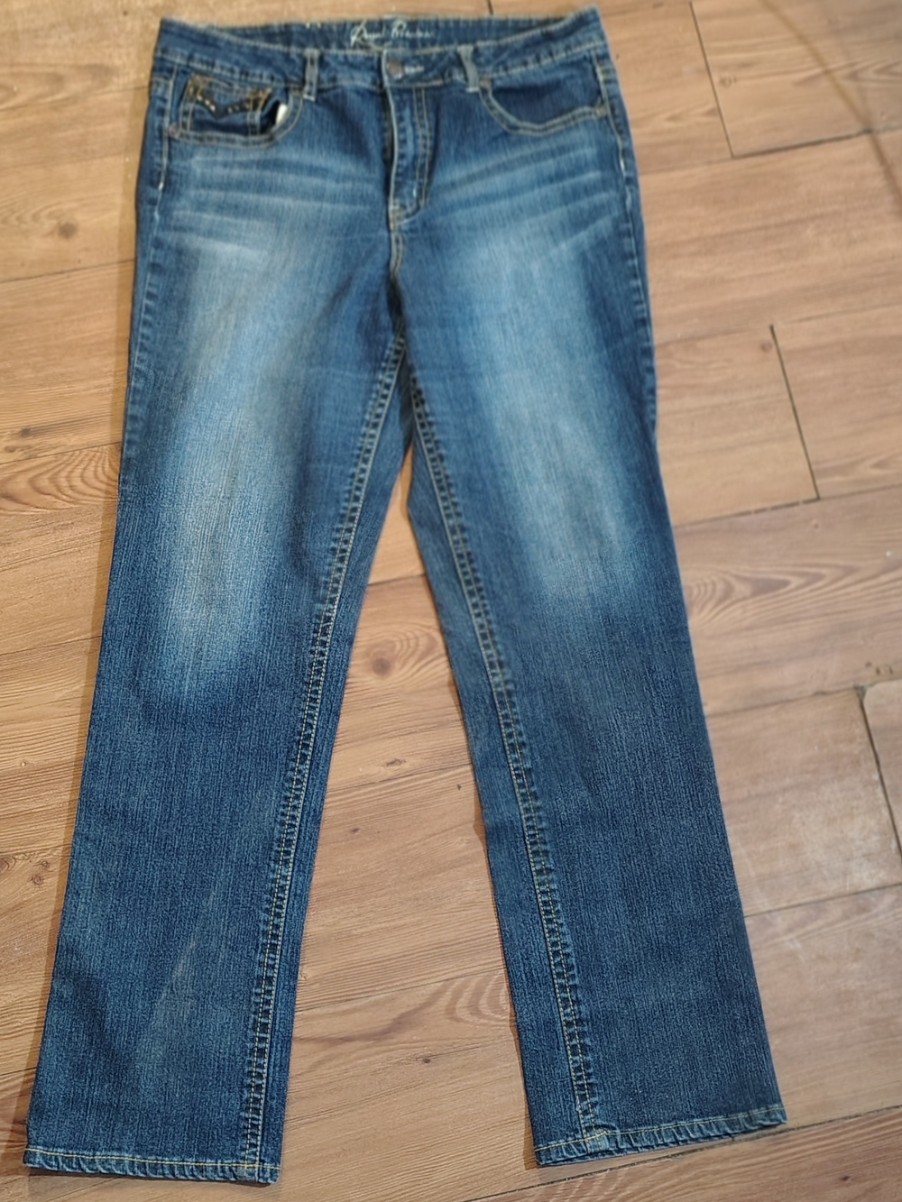 Plus Size Royal Premium Classic Blue Women’s Jeans - Casual Straight Leg Size 14